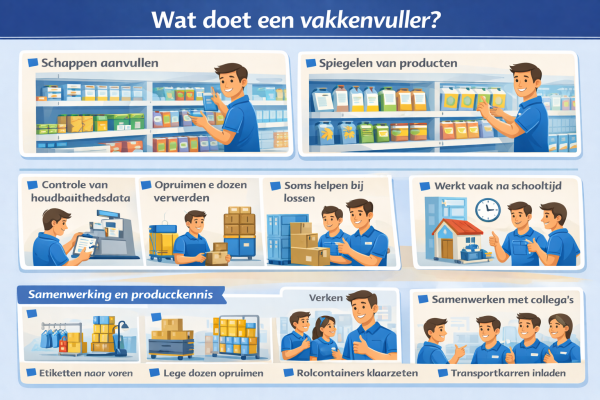 Alles over het beroep vakkenvuller Wat doet een vakkenvuller